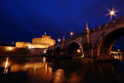 Roma - Roma - Castel Sant’Angelo con ponte