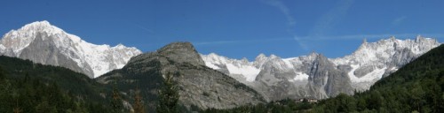 Pré-Saint-Didier - Sotto la catena del Monte Bianco