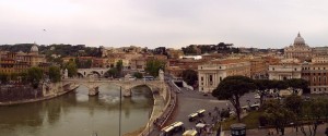 Roma panorama da Castel Sant’ Angelo
