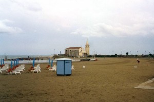 Il santuario in riva al mare