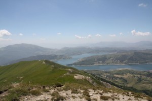 Il Lago di Campotosto dal Monte di Mezzo