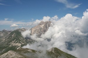 Il Corno Grande dal monte Brancastello