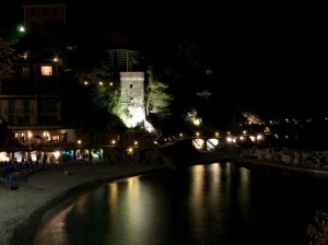 La torretta in notturna