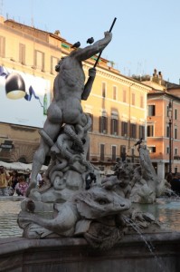 Particolare Fontana Piazza Navona