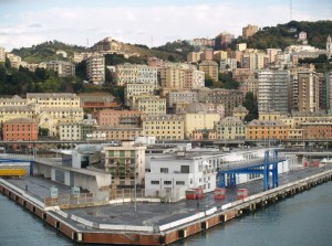 Genova dal traghetto
