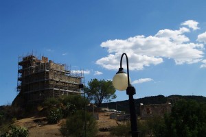 Castello di Galtelli’ ” in rifacimento “