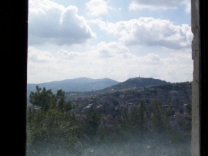 Dalla Finestra del Castello Monforte si vede Ferrazzano