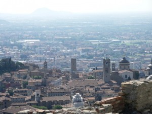 Panorama di Bergamo