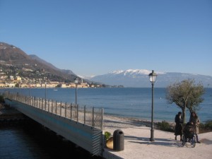 Golfo di Salò. Montebaldo innevato