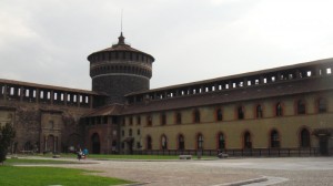 Il Castello Sforzesco, mura di cinta
