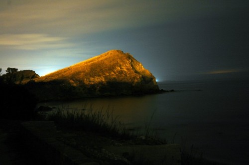 Sciacca - Timpi Russi - Foto notturna 