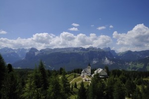 Vista della Gardenazza dal monte S.Croce.