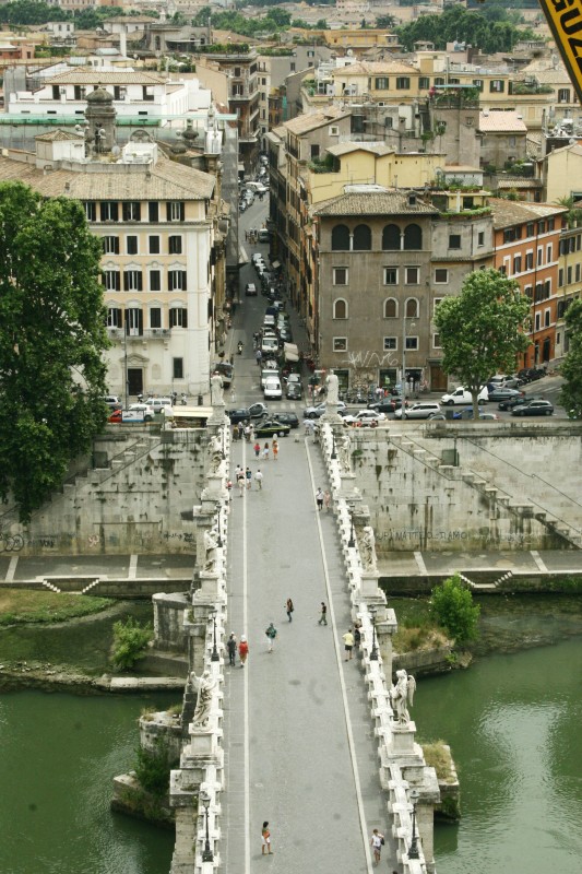 ''il ponte e i palazzi'' - Roma