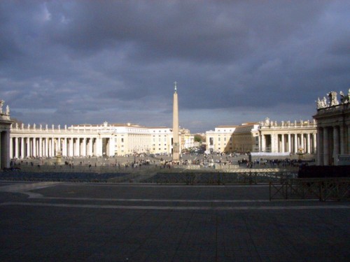 Roma - PIAZZA SAN PIETRO PRIMA DEL TEMPORALE