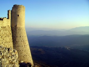 torrione del castello di Rocca Calascio