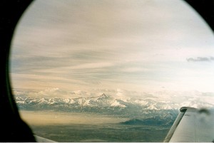 Panoramica sulle Alpi Cozie col Monviso  che troneggia…