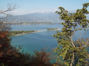 Vista sul lago da Manerba