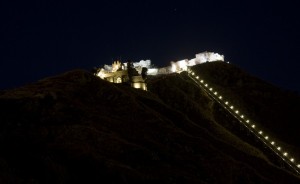 Notturno sulla rocca del castello normanno