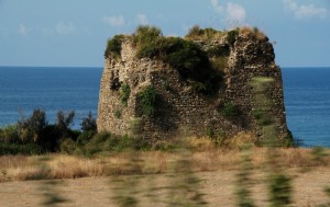la torre saracena del Caleo di Acciaroli