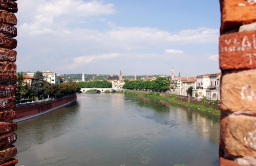 Verona - "dal ponte di Castel Vecchio"