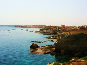 Vista dal monumento ai caduti di siracusa