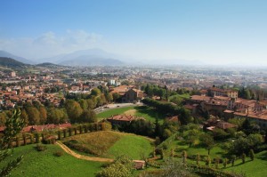 Panorama di Bergamo Bassa