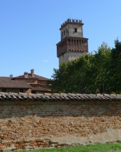 La torre del castello di Chignolo Po