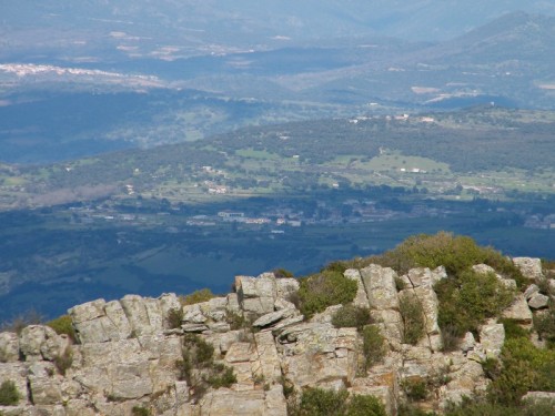 Allai - Panorama su Allai dal Monte Grighine