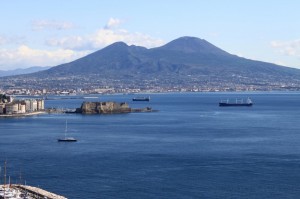 Vista su Napoli