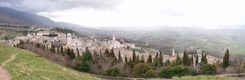 Assisi - Assisi dalla Rocca Maggiore