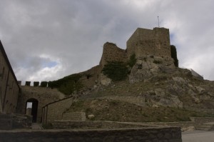 La punta più alta del castello