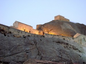 Castello di Sperlinga all’imbrunire