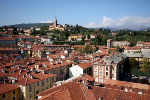 Pinerolo - Il colle visto dall'alto