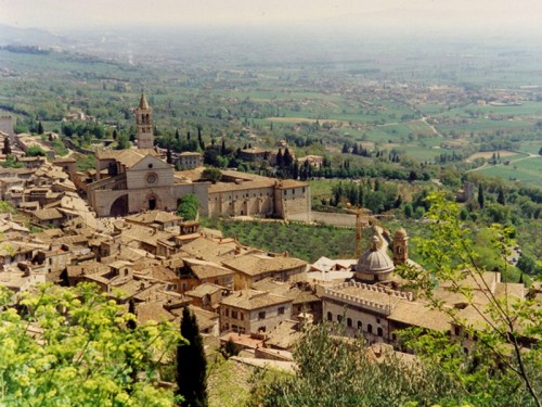 Assisi - Assisi dall'alto