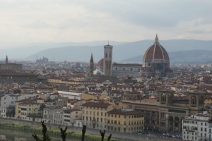 Panorama di Firenze dal piazzale Michelangelo