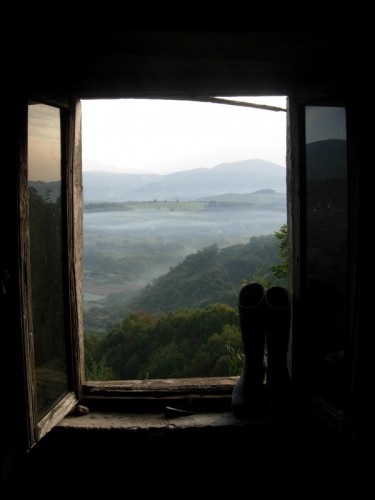 Paliano - Vista sul paesaggio rurale Paliano - Vista sul paesaggio rurale