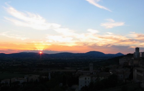 Assisi - Scende la sera