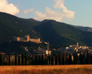 Spoleto al tramonto