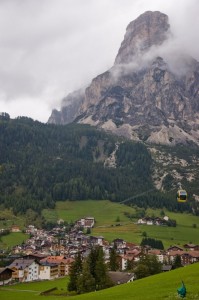 La città di Corvara in Badia