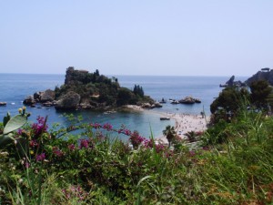 Veduta di Isola Bella (Taormina)