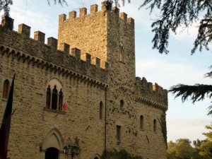 Fronte al castello