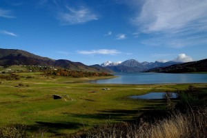 Il lago di Campotosto