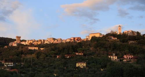 Castelnuovo Magra - Castelnuovo Magra al tramonto