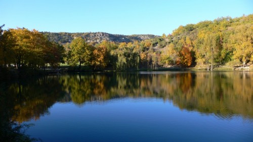 San Demetrio ne' Vestini - Il lago Sinizzo prima del terremoto