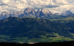 L’alpe di Siusi e la sua cornice