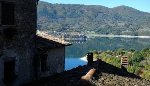 nel lago del turano