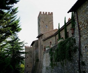 Castello di Parrano visto da dietro