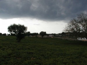 Piove su campi e trulli- C.da Foggevo