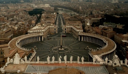 Roma - Piazza S.Pietro dall'alto