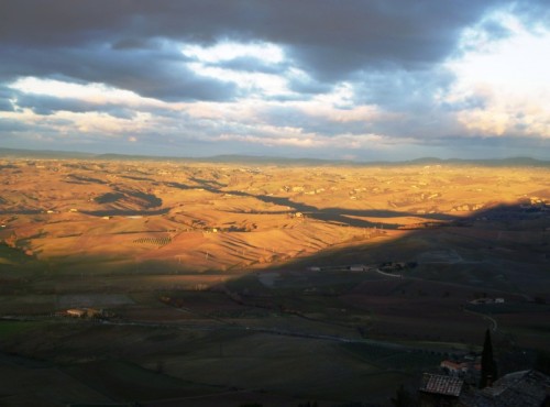 Montalcino - ombre al tramonto